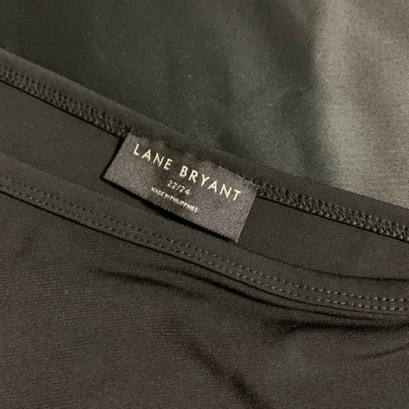 Lane Bryant Black One-Shoulder Cocktail Dress - Picture 4 of 7